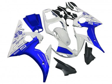Acheter Carénages Moto Yamaha YZF R6 2003-2004 - Blanc Bleu GYTR