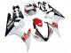 Carénages Moto Yamaha YZF R6S 2006-2009 - Blanc Rouge Noir Brillant Motul