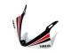 Carénages Moto Yamaha YZF R6S 2006-2009 - Blanc Rouge Noir Brillant Motul
