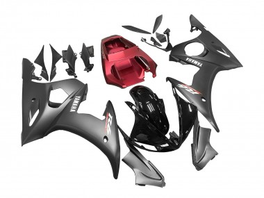 Acheter Carénages Moto Yamaha YZF R6S 2006-2009 - Noir Rouge