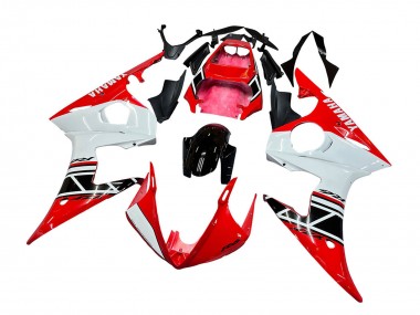 Acheter Carénages Moto Yamaha YZF R6S 2006-2009 - Rouge Blanc Noir