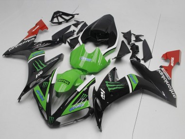 Acheter Carénages Moto Yamaha YZF R1 2004-2006 - Noir Brillant Blanc Rouge Vert Monstre