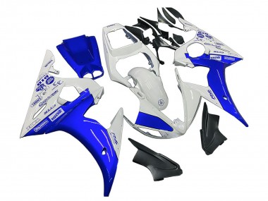 Acheter Carénages Moto Yamaha YZF 600 R6 2005 - Blanc Bleu Yamalube