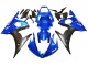 Carénages Moto Yamaha YZF 600 R6 2005 - Bleu Noir Mat