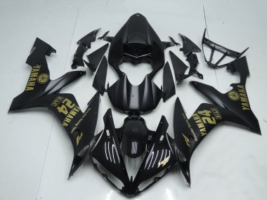 Acheter Carénages Moto Yamaha YZF R1 2004-2006 - Noir Mat Or