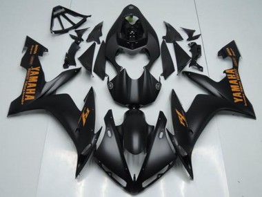 Acheter Carénages Moto Yamaha YZF R1 2004-2006 - Noir Mat Orange
