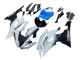 Carénage Moto Yamaha YZF 600 R6 2008-2016 - Blanc Bleu Noir Brillant
