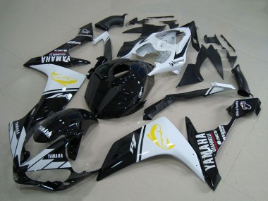 Acheter Carénages Moto Yamaha YZF R1 2007-2008 - Blanc Noir Jaune Dauphin