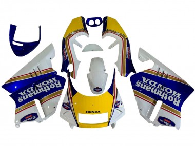 Acheter Carénages Moto Honda NSR250 1994-1996 - Blanc Bleu Jaune Or Rothmans
