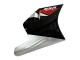 Carénages Moto Honda NSR250R 1988-1989 - Argent Rouge Noir Brillant