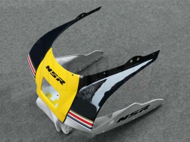 Acheter Carénages Moto Honda NSR250R 1988-1989 - Blanc Jaune Or Noir Brillant