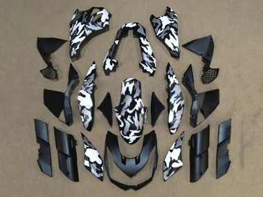 Acheter Carénages Moto Kawasaki Z1000 2010-2013 - Noir Blanc Camouflage