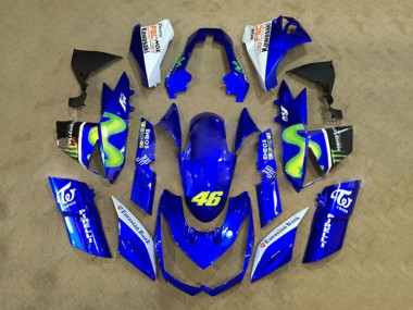 Acheter Carénages Moto Kawasaki Z1000 2010-2013 - Blanc Bleu Jaune Monstre