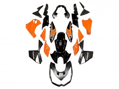 Acheter Carénages Moto Kawasaki Z1000 2010-2013 - Orange Noir Brillant