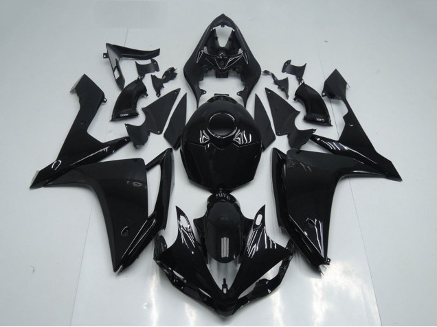 Carénages Moto Yamaha YZF R1 2007-2008 - Noir Brillant