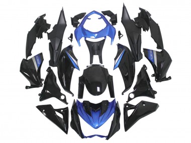 Acheter Carénages Moto Kawasaki Z1000 2014-2019 - Bleu Noir Brillant