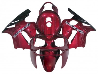 Acheter Carénages Moto Kawasaki ZX12R 2002-2006 - Bonbon Rouge Noir