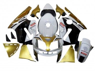 Acheter Carénages Moto Kawasaki ZX12R 2002-2006 - Blanc Or Noir Rouge Denso