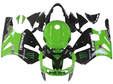 Acheter Carénage Moto Kawasaki ZX12R 2002-2006 - Vert Noir Brillant Elf Touch4 Monstre
