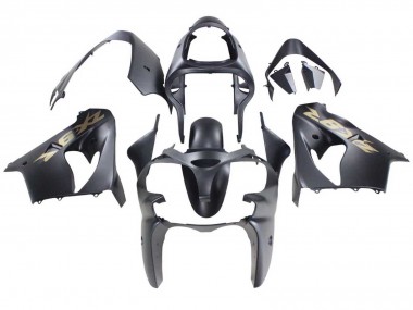 Acheter Carénages Moto Kawasaki ZX9R 2000-2001 - Noir Mat Or