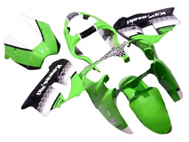 Acheter Carénages Moto Kawasaki ZX9R 2000-2001 - Vert Blanc Noir