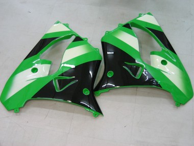 Acheter Carénages Moto Kawasaki ZX9R 2000-2001 - Vert Argent Noir