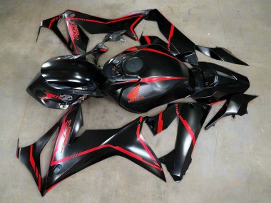 Acheter Carénages Moto Honda CBR650R 2019-2020 - Noir Brillant Rouge Bande