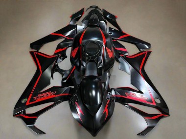 Acheter Carénages Moto Honda CBR650R 2019-2020 - Noir Brillant Rouge Bande