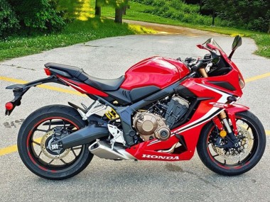 Acheter Carénages Moto Honda CBR650R 2019-2020 - Rouge Blanc Noir Bande
