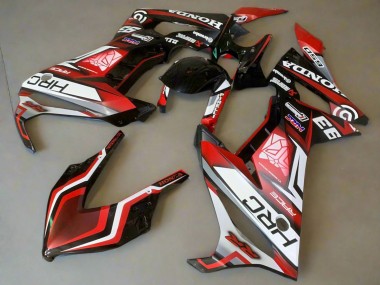 Acheter Carénages Moto Honda CBR650R 2021-2023 - Blanc Rouge Noir Brillant HRC