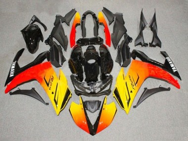 Acheter Carénages Moto Yamaha YZF R3/R25 2015-2018 - Jaune Rouge Noir