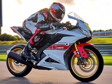 Acheter Carénages Moto Yamaha YZF R125 2019-2024 - Blanc Rouge Jaune