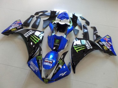 Acheter Carénages Moto Yamaha YZF R1 2009-2011 - Blanc Bleu Noir Vert Monstre Yamalube Graves