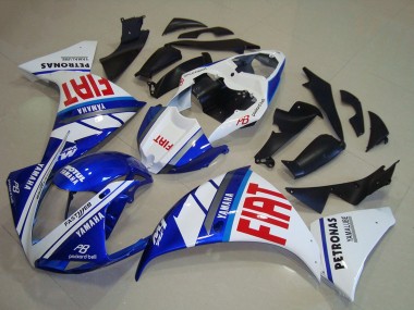 Acheter Carénages Moto Yamaha YZF R1 2009-2011 - Blanc Bleu Rouge Fiat