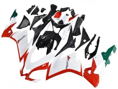 Acheter Carénages ABS Aprilia RSV4 1000 2009-2015 - Blanc Rouge Noir Vert