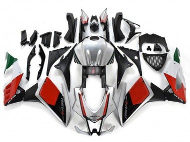 Acheter Carénage Moto Aprilia RSV4 1000 2016-2020 - Argent Rouge Noir Vert