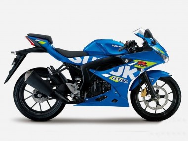 Acheter Carénages Moto Suzuki GSXR125 2017-2025 - Bleu Jaune Ecstar