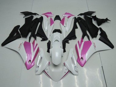 Acheter Carénages Moto Honda CBR125R 2002-2006 - Blanc Rose Noir Mat