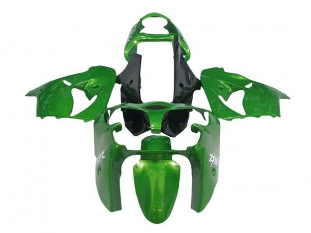Carénages Moto Kawasaki ZX9R 2002-2003 - Vert Noir
