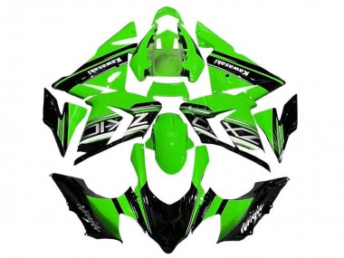 Acheter Carénages Moto Kawasaki ZX10R 2004-2005 - Noir Vert Argent
