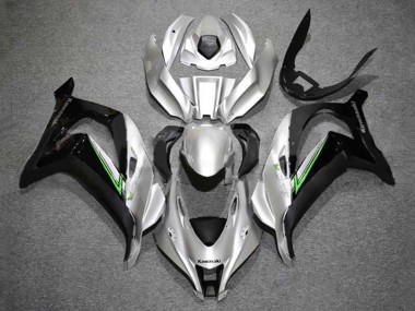 Acheter Carénages Moto Kawasaki ZX10R 2016-2020 - Argent Vert Noir