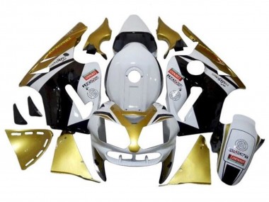 Acheter Carénages Moto Kawasaki ZX12R 2000-2001 - Blanc Or Noir