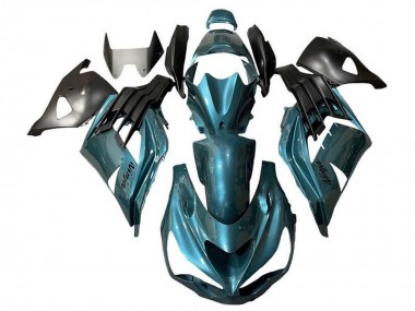 Acheter Carénages Moto Kawasaki ZX14R ZZR1400 2012-2024 - Bleu Métallisé Sarcelle