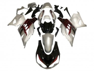 Acheter Carénages Moto Kawasaki ZX14R ZZR1400 2012-2024 - Argent Noir Brillant Rouge