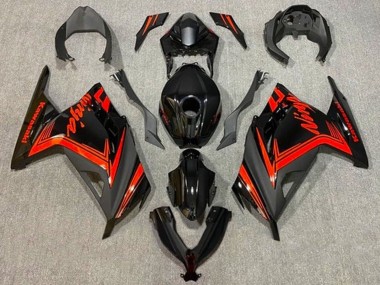 Acheter Carénages Moto Kawasaki EX300 2013-2017 - Noir Brillant Noir Mat Rouge