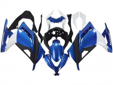 Acheter Carénages Moto Kawasaki EX300 2013-2017 - Blanc Bleu Noir