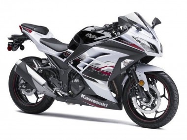 Acheter Carénages Moto Kawasaki EX300 2013-2017 - Blanc Noir Rouge Accents