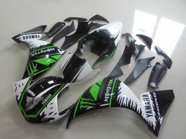 Acheter Carénages Moto Yamaha YZF R1 2012-2014 - Blanc Noir Vert Monstre
