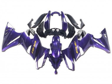 Acheter Carénages Moto Kawasaki Ninja ER6F 2009-2011 - Violet Jaune
