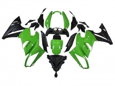 Acheter Carénages Moto Kawasaki Ninja 650 EX650 2009-2011 - Vert Noir Mat